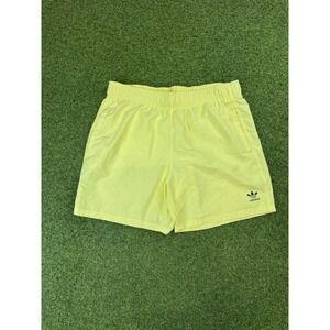 Adidas Originals Mens Primegreen Swim Shorts Neon Yellow Trefoil Logo XL